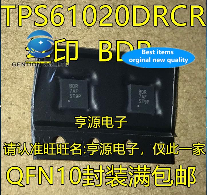 10pcs 100%   TPS61020DRCR TPS61020 BDR   Ĩ QFN10